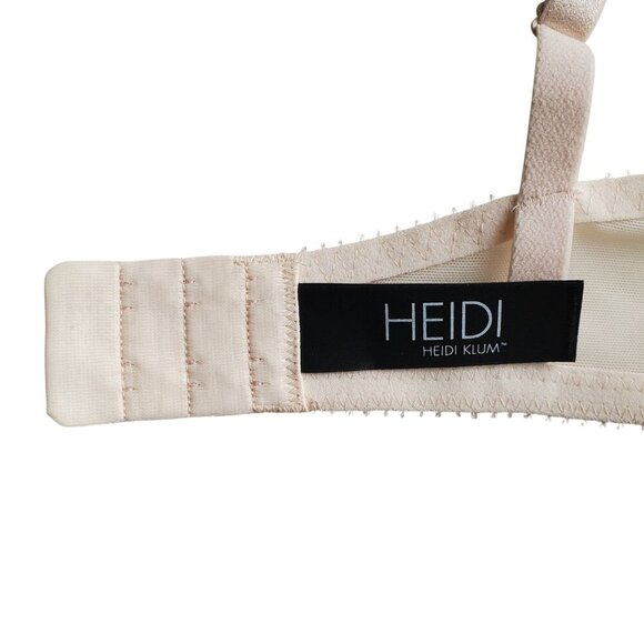 HEIDI KLUM NWOT MAXimum Lift Push Up Plunge Bra Nude 36C - Picture 6 of 11